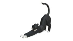 Cat figure 2 3D print model 3D Model