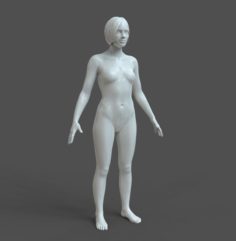CAD Human body Basic Casual Woman Model F1P1D0V1 3D Model