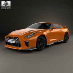 Nissan GT-R 2017 3D Model