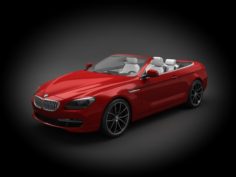 BMW M6 2012 Cabrio 3D Model