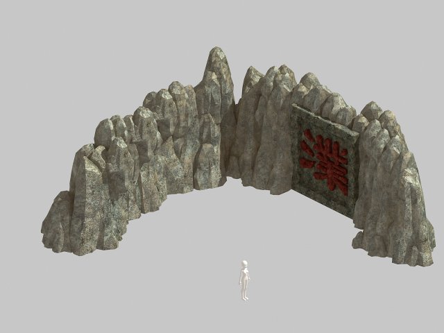 Mountain Sculpture – Shek Pik 32 3D Model