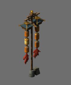 Journey to the West – Taiwan street lights 3D Model