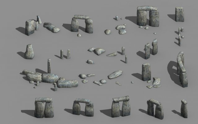 Remaining – Ancient Stone 01 3D Model