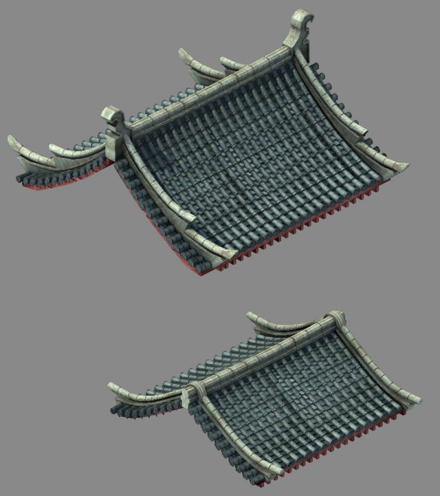 Building – Decoration – Roof 14 3D Model