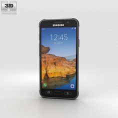 Samsung Galaxy S7 Active Titanium Gray 3D Model