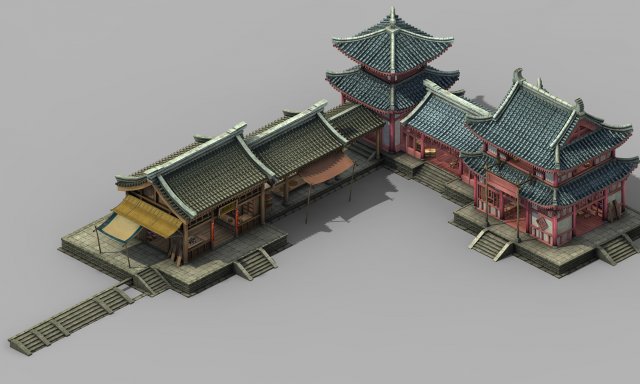 Kaifeng City – Medical Museum 01 3D Model