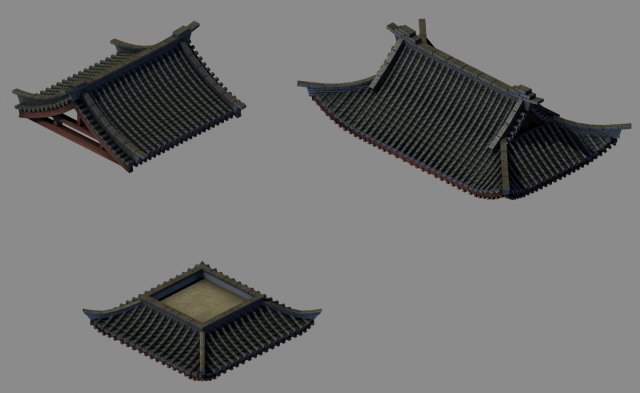 Building – Decoration – Roof 05 3D Model