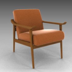 West Elm Mid-Century Chair 3D Model