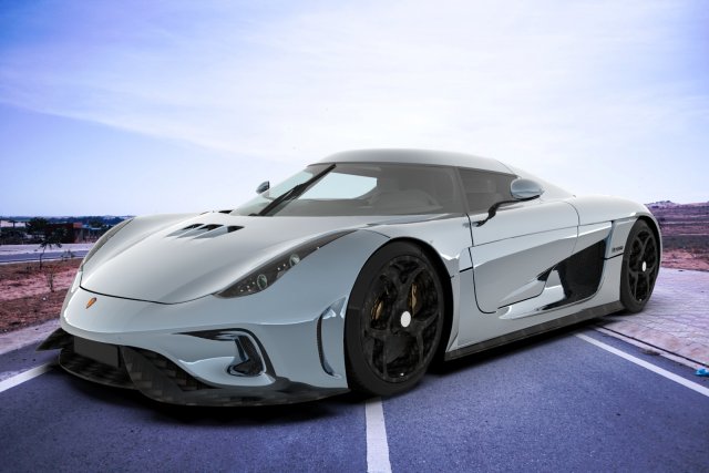 Koenigsegg Regera 2017 3D Model