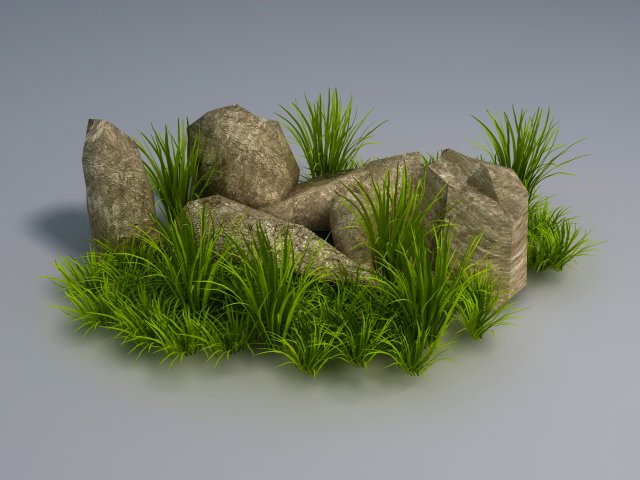 Brushwood – Gravel 02 3D Model