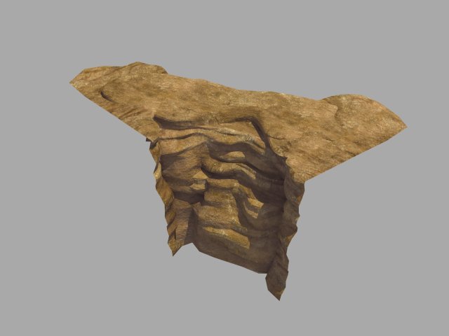 Stone – Large Weathered Stone 07 3D Model