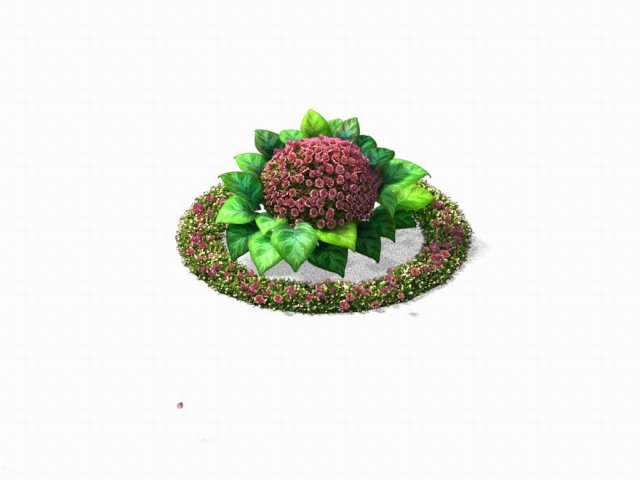Marriage – Garden – Flower 02 3D Model