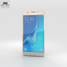 Samsung Galaxy J5 2016 Gold 3D Model