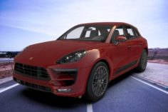 Porsche Macan 2017 3D Model
