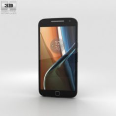 Motorola Moto G4 Plus Black 3D Model