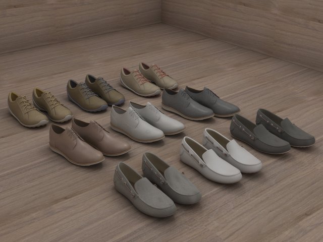 Men Shoes Fashion 3D Model