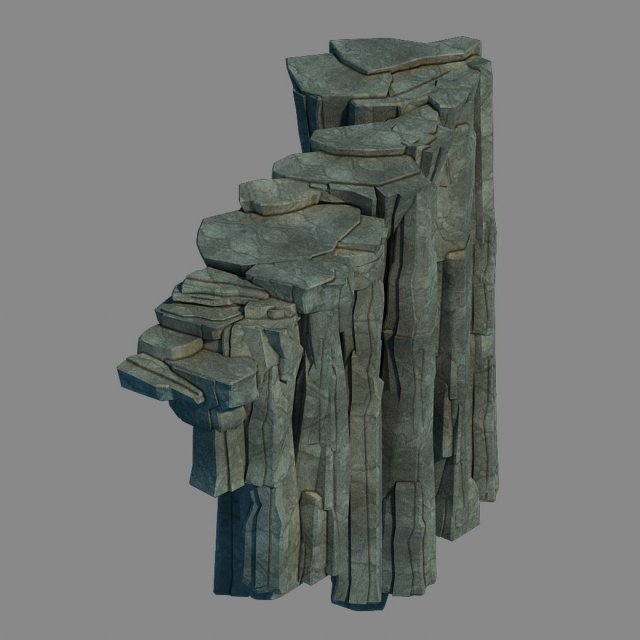 Li Village – Stone material 01 3D Model