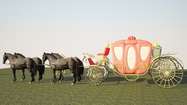 Horses Free 3D Model