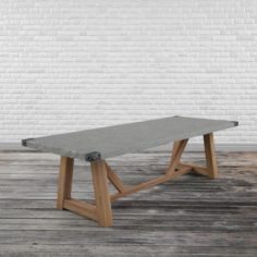 Contemporary dining table 3D Model