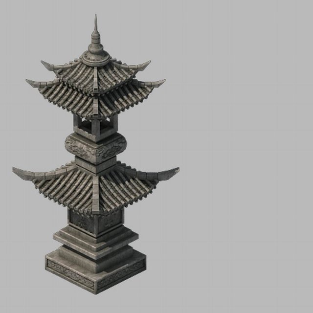 Brothel – Stone Tower 2701 3D Model