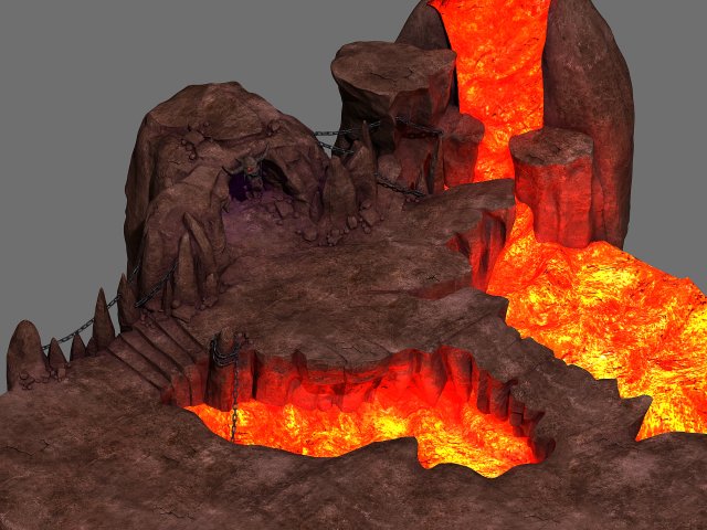 Magic City – Magma Stone 32 3D Model