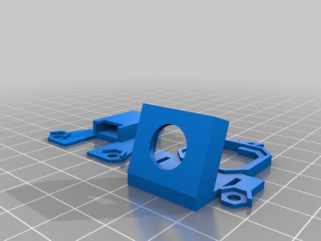 Flite Test Gremlin Camera Mount For Andres Frame 3D Print Model