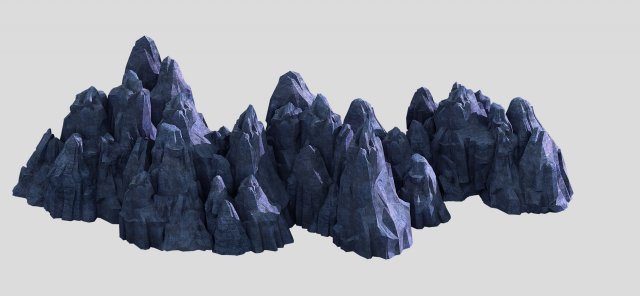 3D map with – Stones 04 3D Model