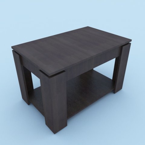 Table 80x50x50 cm 3D Model
