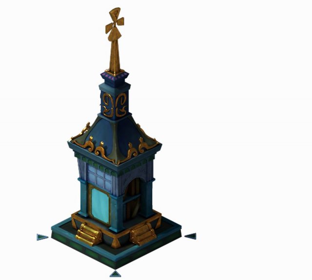Small shrine dedicated to the scroll 3D Model