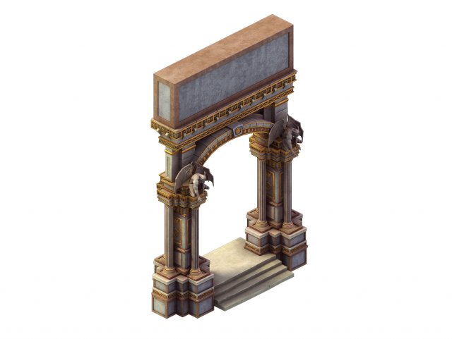 Main City Store – Pillar 01 3D Model