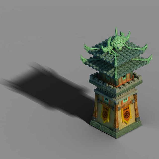 Gang Construction – Arrow Tower 3D Model