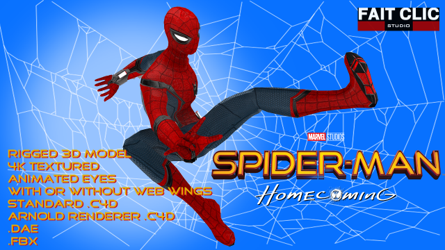 Spider-man Homecoming 3D Model