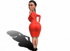 Kym Harashian East game ready 3D character 3D Model