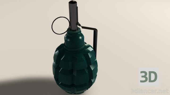 3D-Model 
Fragment grenade F1