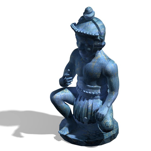Magic Palace – Religion – Buddha statue 004 3D Model