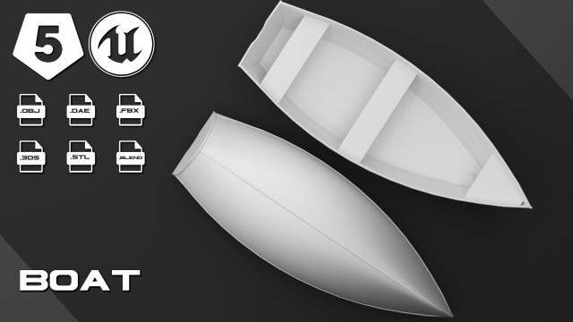 Boat 3D Model