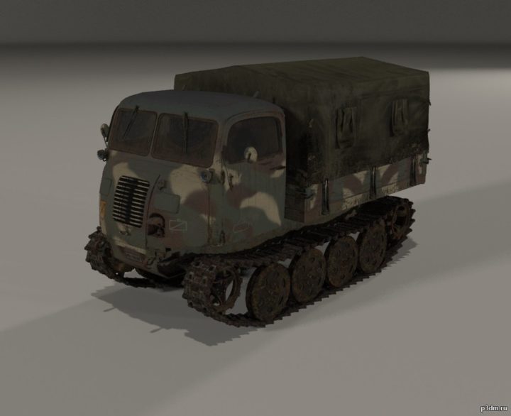 Raupenschlepper Ost 3D Model