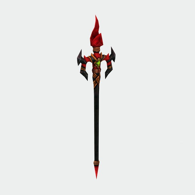 Weapons – Staff 01 3D Model