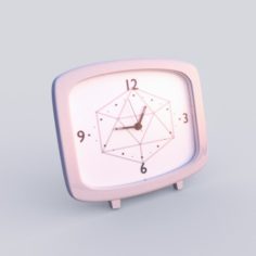 Table Clock						 Free 3D Model