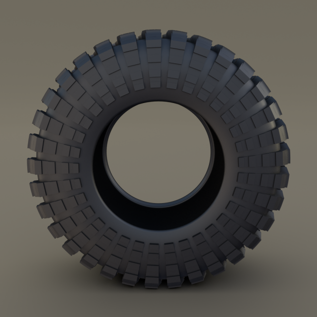 Maxxis Trepador Tire 3D Model