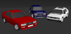 B Group Rally Car Collection vol1 3D Model