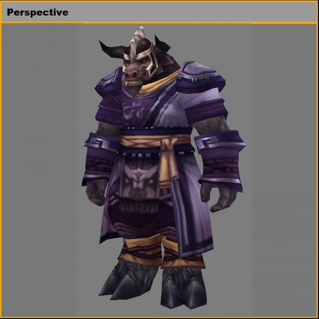 Cloth Set – Cow Demon 02 3D Model