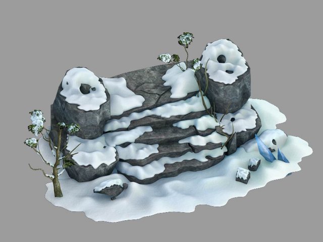Kunlun Snow Mountain – Shiti 25 3D Model