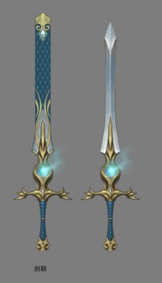 Weapon – Long Sword 01 3D Model