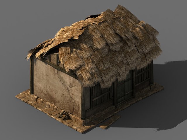 Journey to the West – Thatched Cottage 01 3D Model