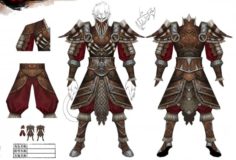 Armor Suit – Male 03 3D Model