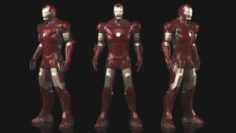 Iron Man Mk3 – Fully Rigged 3D Model