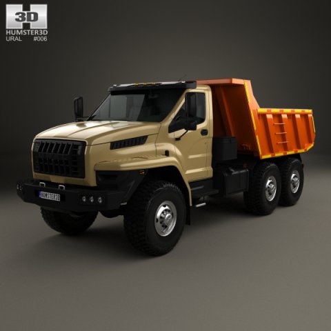 Ural Next Dumper Truck 2016 3D Model