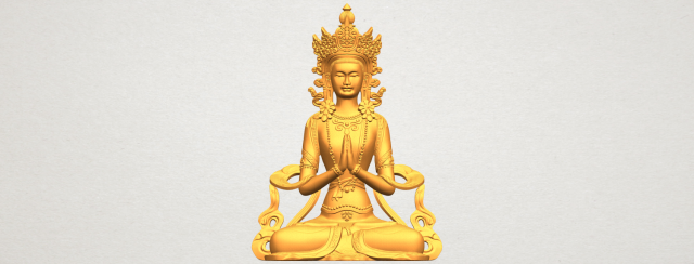 Tibet Budhha 01 3D Model
