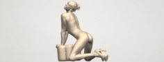 Naked Girl B07 3D Model